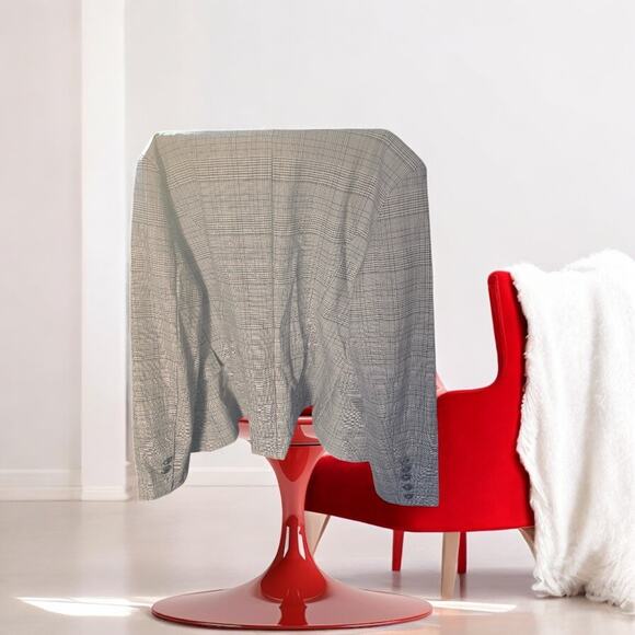 Women's Luii Plaid Blazer Jacket XL - Picture 10 of 10